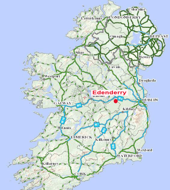 Edenderry-Location-Map